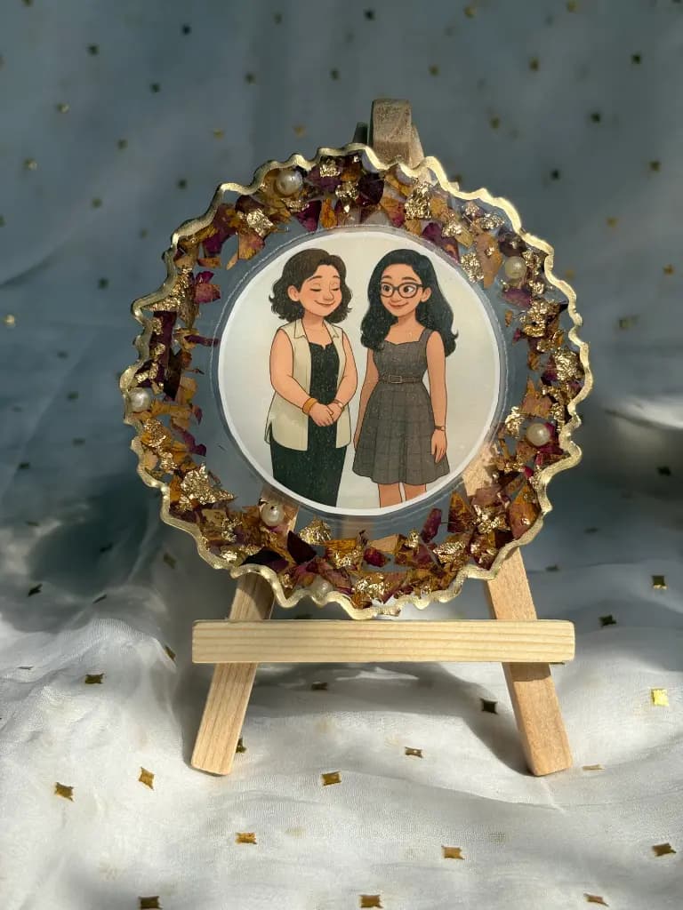 4 inch agate customisable frame, photo 3