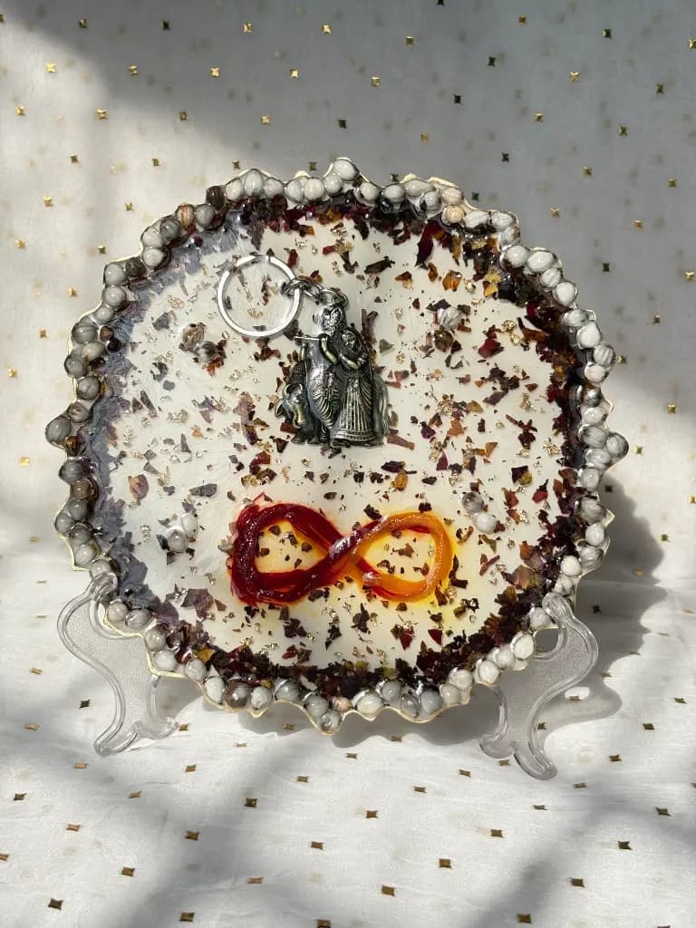8 inch agate divine blessings frame