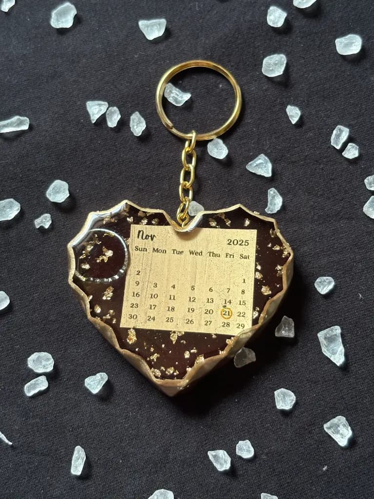 Blood Preservation 3inch Heart Keychain