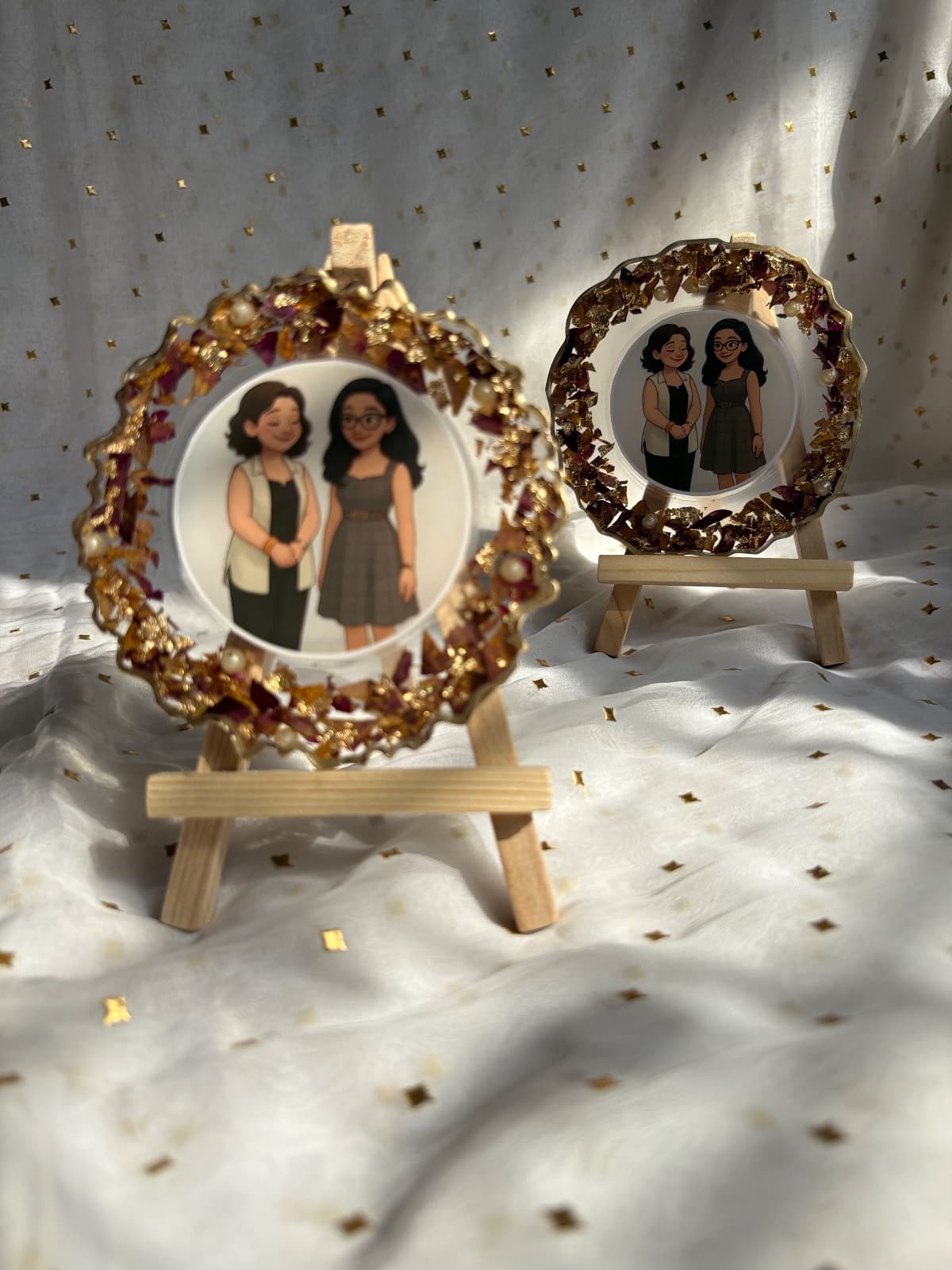 4 inch agate customisable frame, photo 2