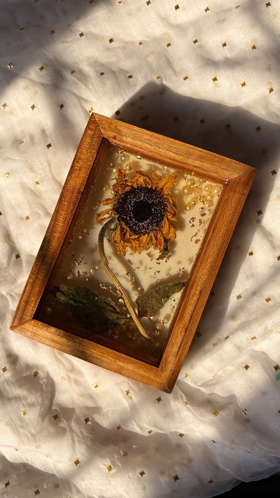 5x7x1.5 inch sunflower frame