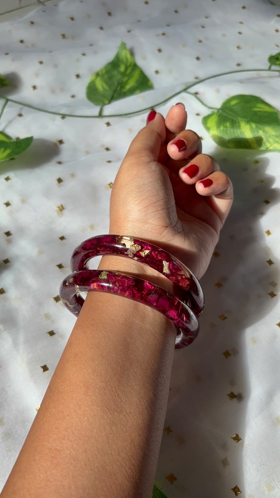 Eternal Bloom Bangles
