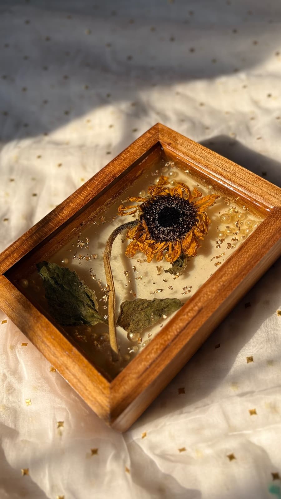 5x7x1.5 inch sunflower frame, photo 3