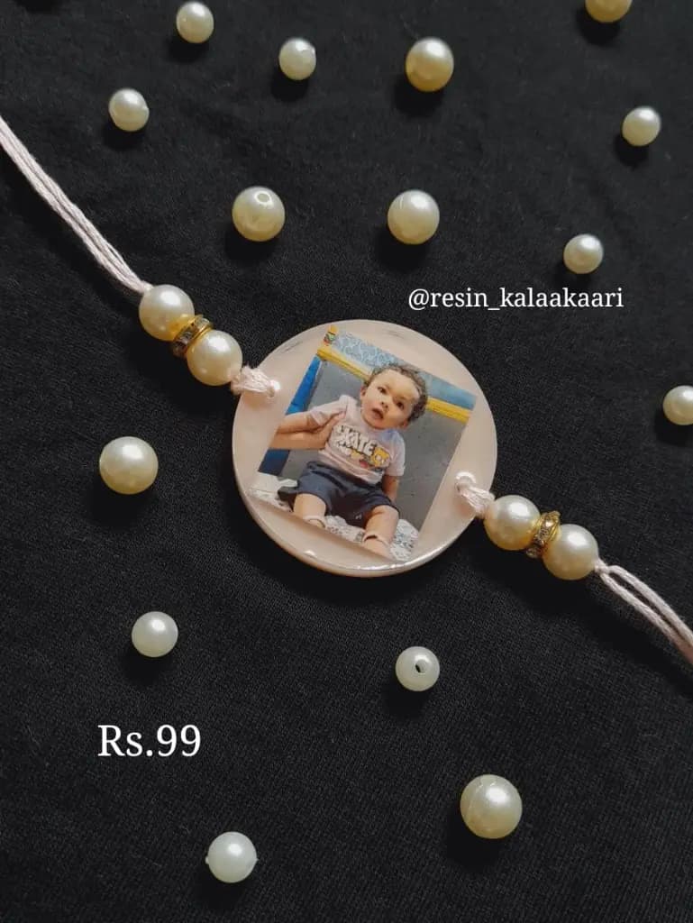 Large Size Personalised Photo Rakhi